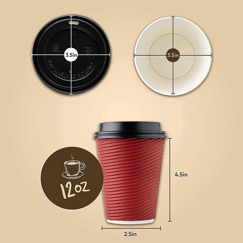  ripple wall coffee cups  | Uchampak 7