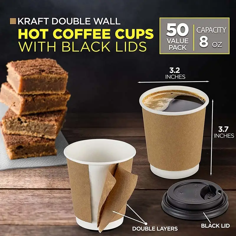 Custom double wall paper cup manufacturers  Manufacturer | Uchampak 3