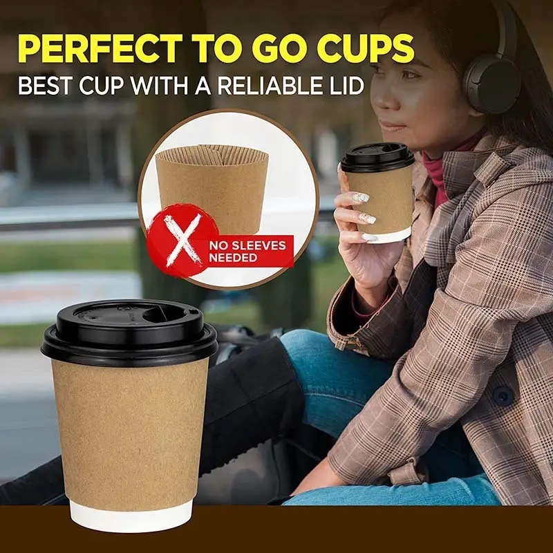 Custom double wall paper cup manufacturers  Manufacturer | Uchampak 5