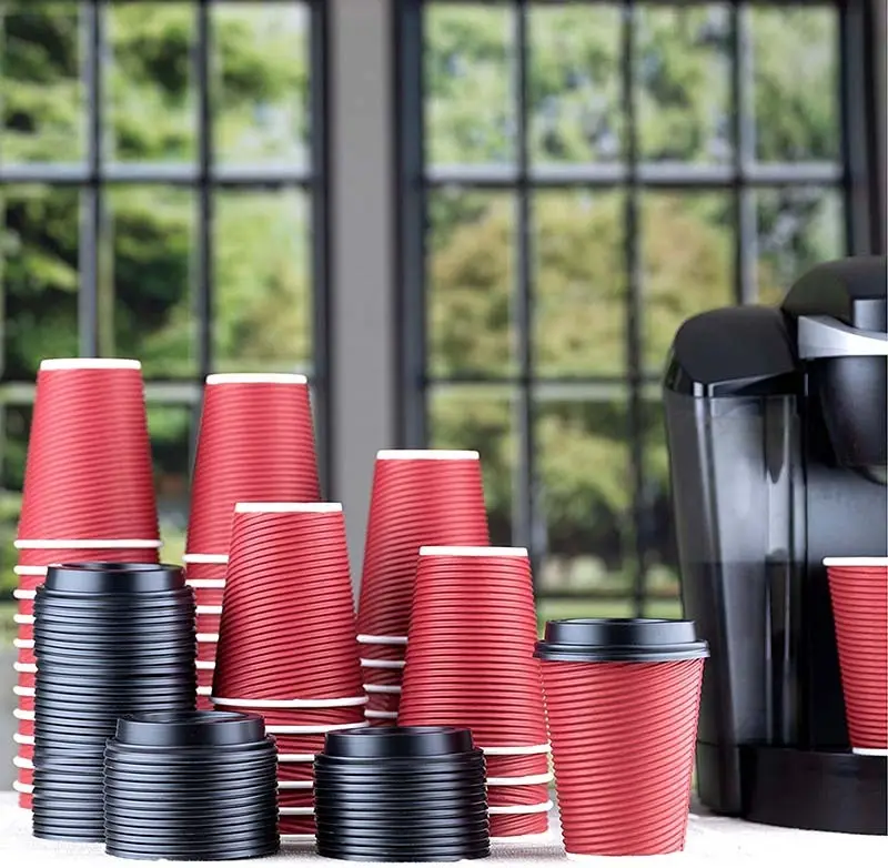 Uchampak |  double walled paper coffee cups  6