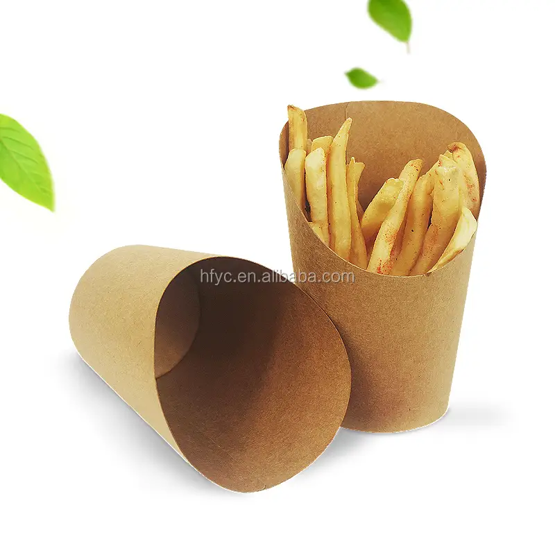 Champak - novu stilu di tazze di imballaggio di chips kraft usa e getta da 12 oz 1