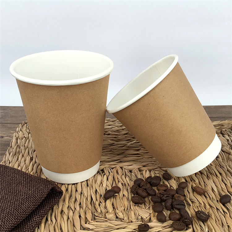 Uchampak - 100% paper factory wholesale custom printed double wall paper cups for hot coffee mug Double wall cup 1