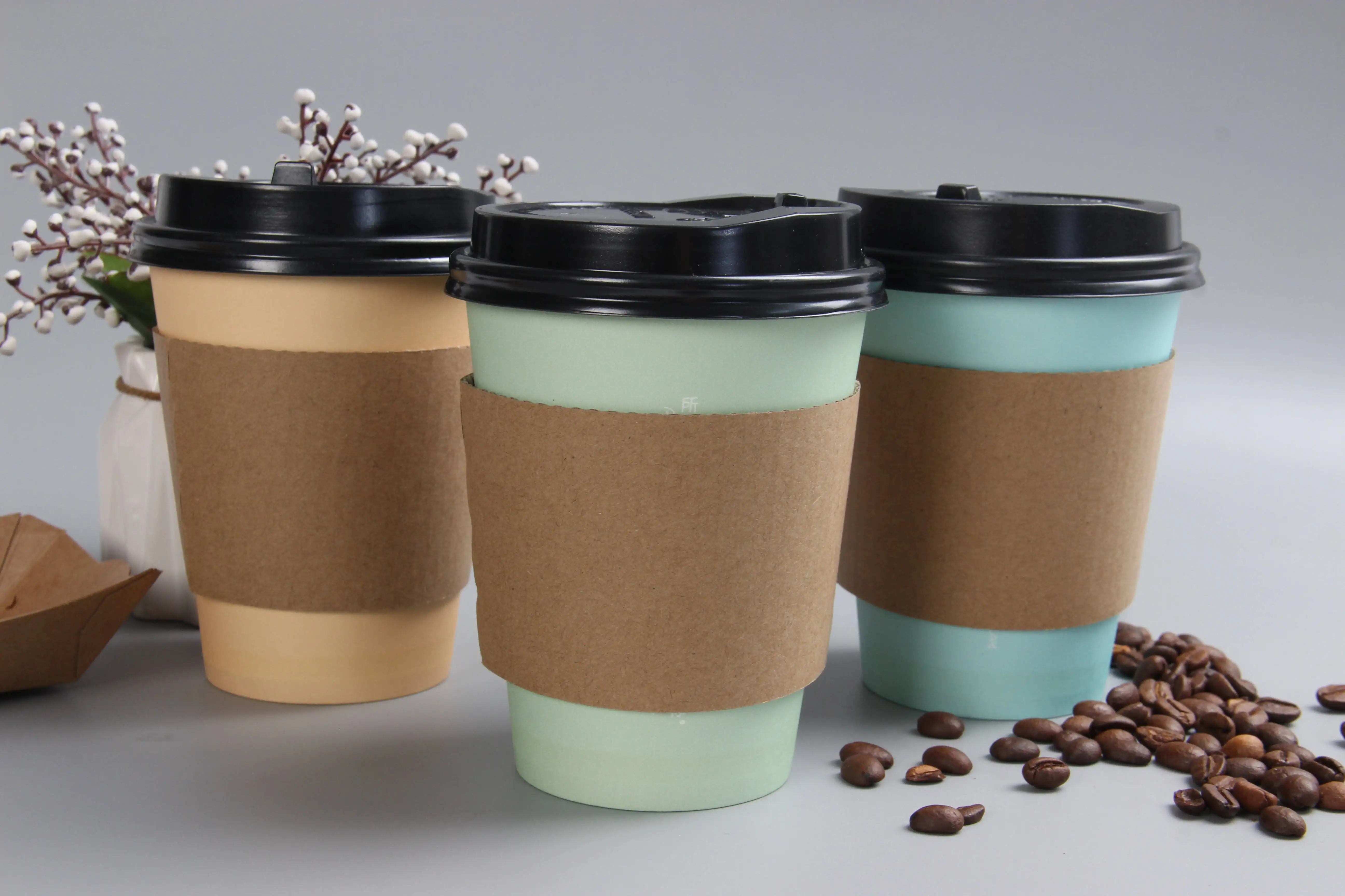 Custom printed double wall coffee cups  Manufacturer | Uchampak 2