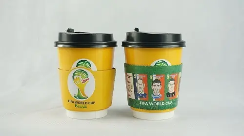 Custom printed double wall coffee cups  Manufacturer | Uchampak 5