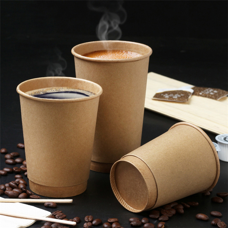 Uchampak- Flexo/Offset Printing   Wall Paper Cup Produced by High Quality Paper Cup Hot Drink Double wall cup 1