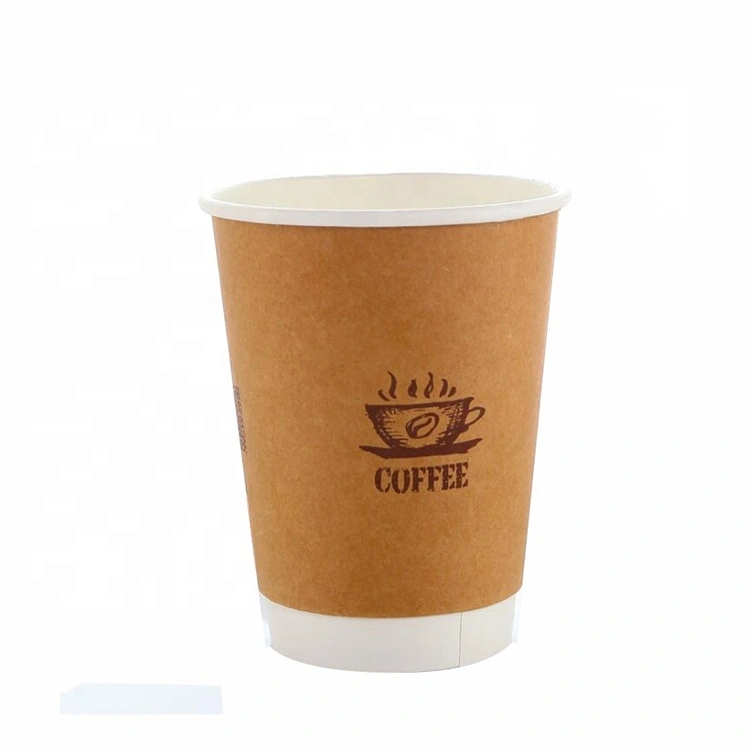 Uchampak - Disposable kraft paper double wall paper cup for hot drink Double wall cup 1