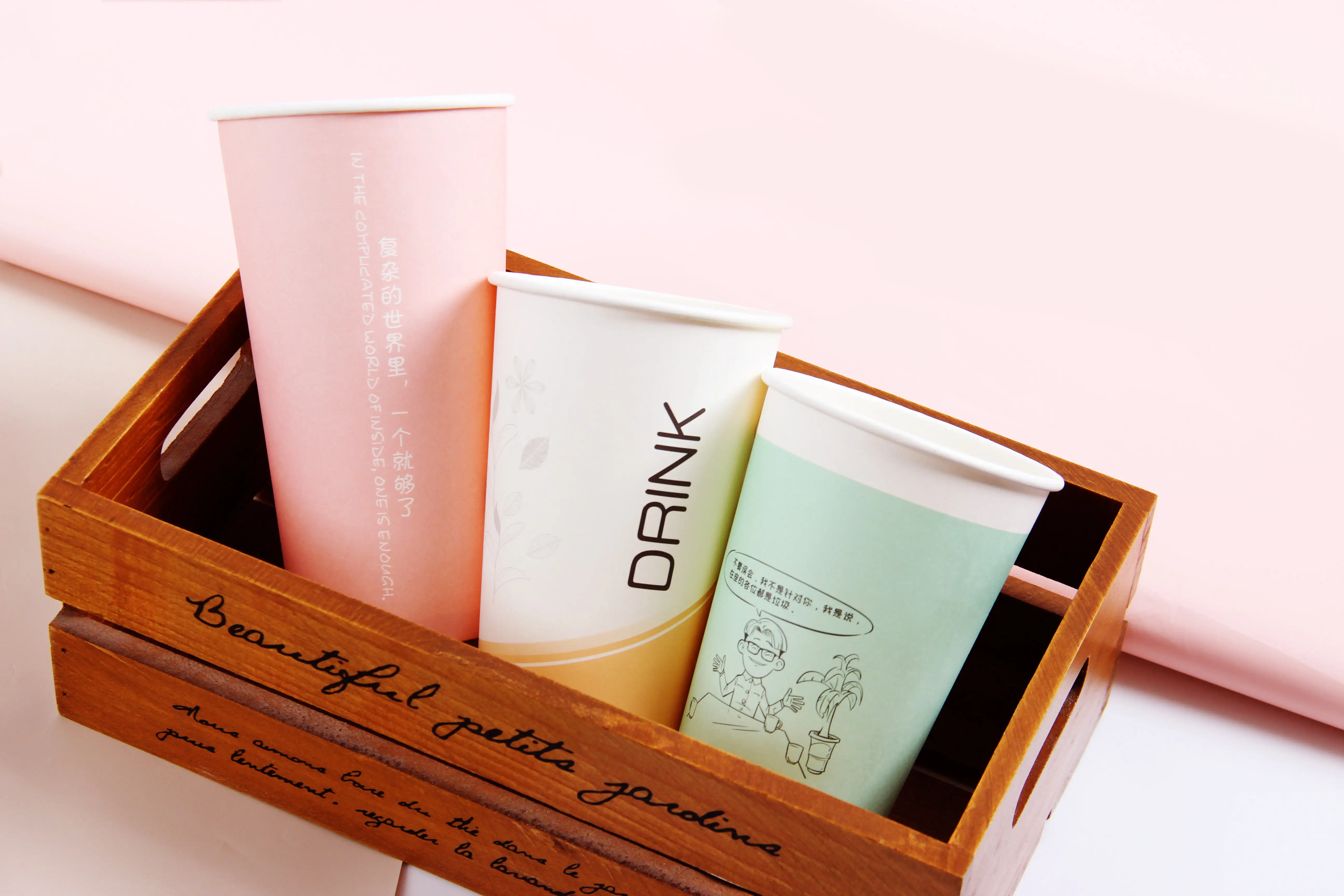 Custom double layer paper cup  Manufacturer | Uchampak 6