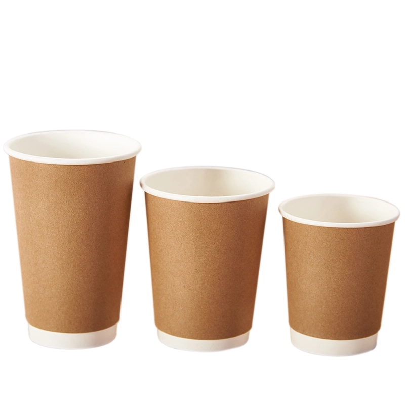 Uchampak  - Wholesale disposable cups hot coffee cups 14 oz custom advertising cups Single wall cup 1
