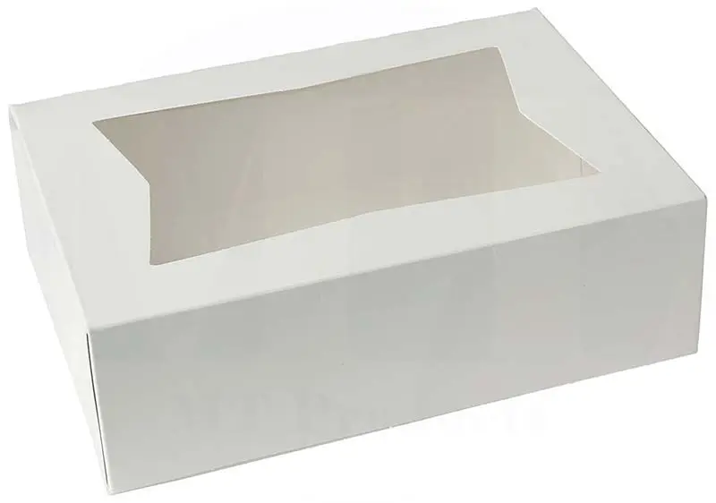 Custom cardboard food boxes with window  Manufacturer | Uchampak 4