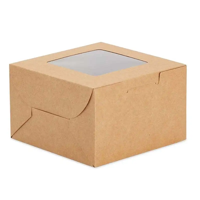 Uchampak- Compostable Paper Sushi Box Eco Friendly Sushi To Go Box Packaging Window &amp; Foldable Pak 1