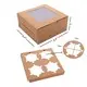 Uchampak |  kraft food boxes with window  3
