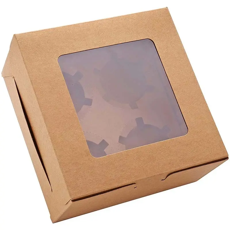 Uchampak |  kraft food boxes with window  5