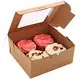 Uchampak |  kraft food boxes with window  6