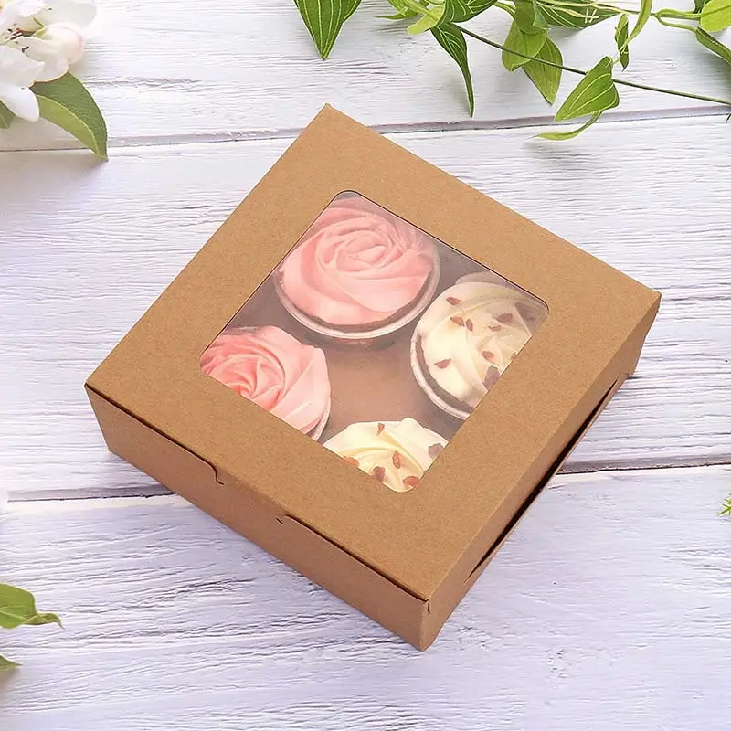 Uchampak |  kraft food boxes with window  7
