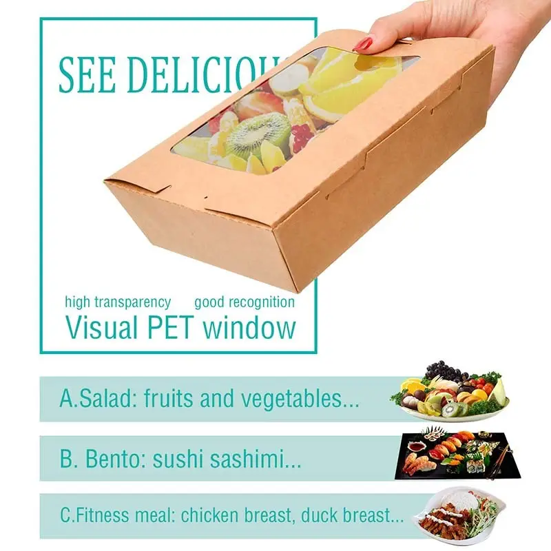 Uchampak |  food platter boxes with window  5