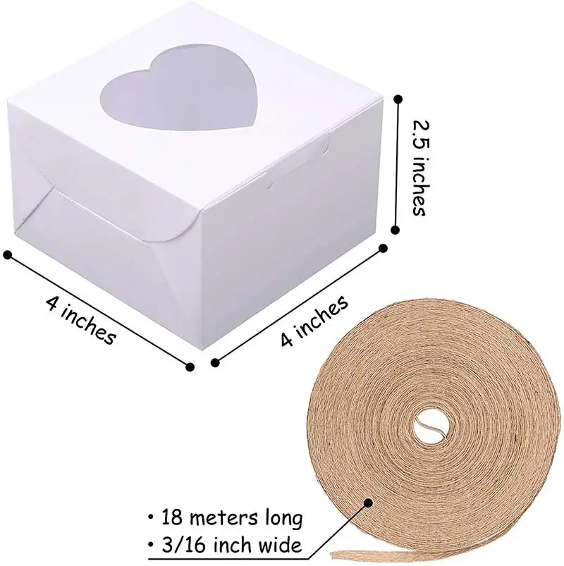 Custom 4 inch cake box with window  Manufacturer | Uchampak1 3