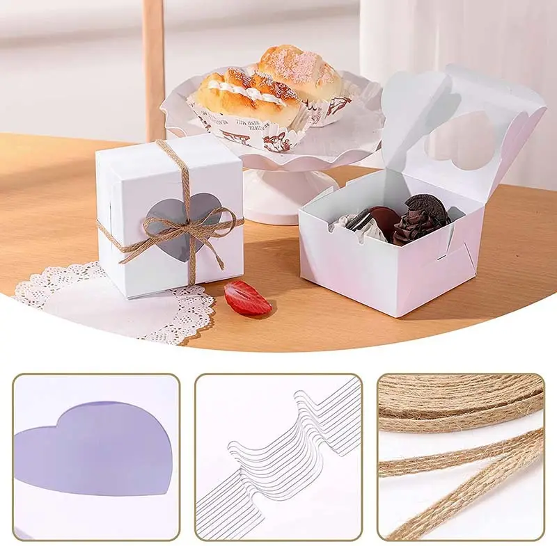 Custom 4 inch cake box with window  Manufacturer | Uchampak1 5