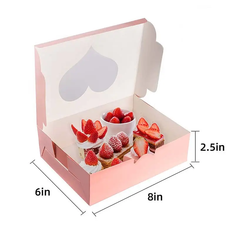 Window Food Boxes White Paper Food Box for Coffee Shops Manufacturer 2