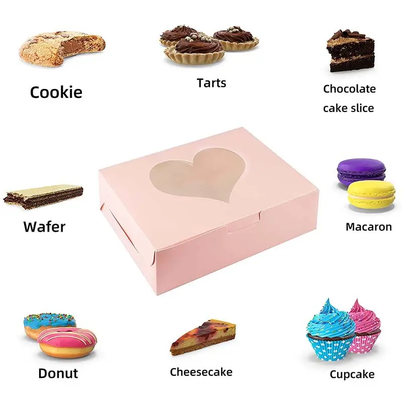 Window Food Boxes White Paper Food Box for Coffee Shops Manufacturer 5