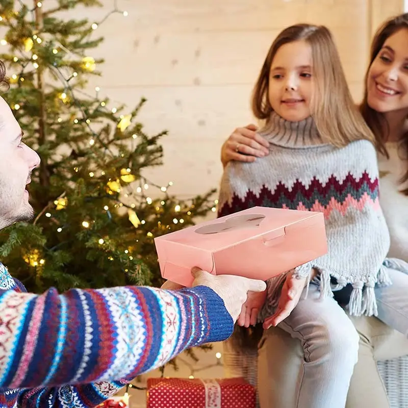 Window Food Boxes White Paper Food Box for Coffee Shops Manufacturer 3