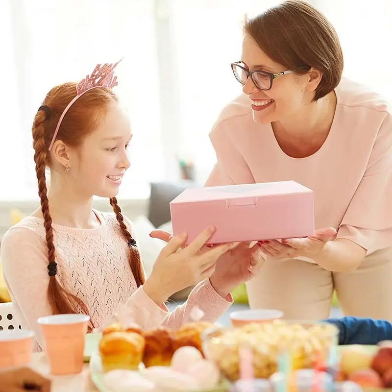 Window Food Boxes White Paper Food Box for Coffee Shops Manufacturer 4