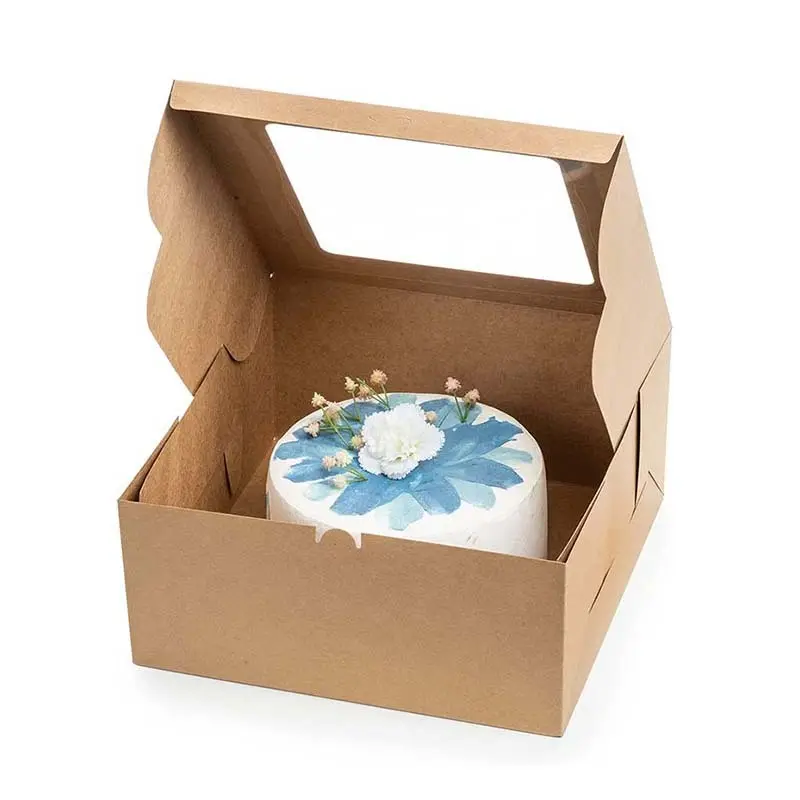 Custom Paper Cake Boxes Wholesale From China for Coffee Shops 3