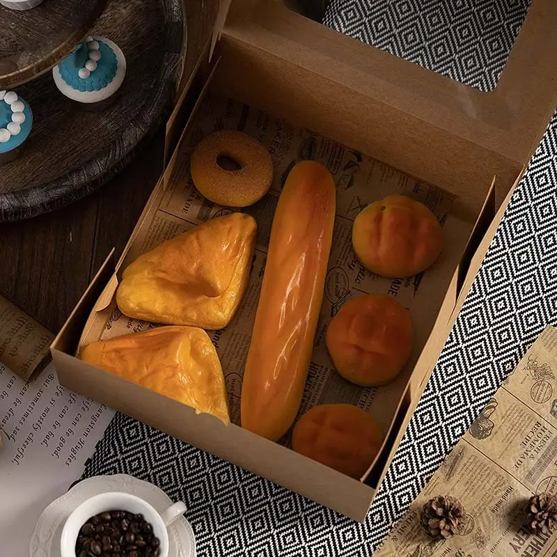 Custom Paper Cake Boxes Wholesale From China for Coffee Shops 6