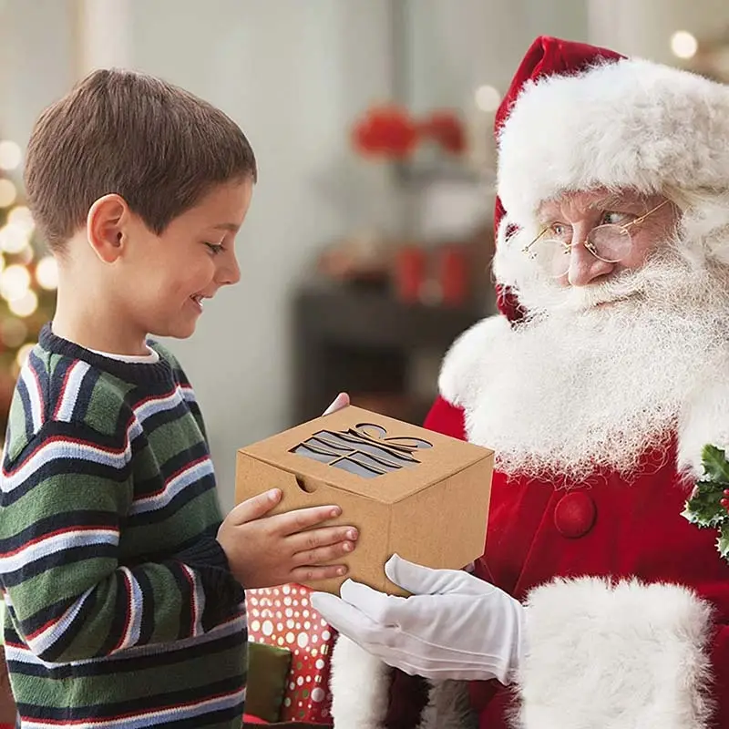 Food Boxes Kraft Paper Take Out Boxes for Coffee Shops Factory Direct Supply 5