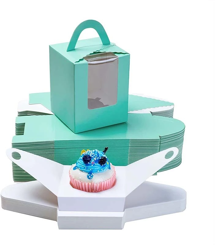 Uchampak - Disposable take away sushi box, packing box with PVC window Natural craft paper box Window &amp; Foldable Pak 1