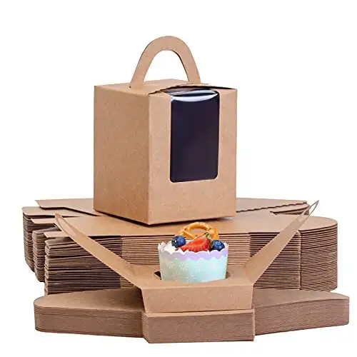 Uchampak |  kraft lunch box with window  4