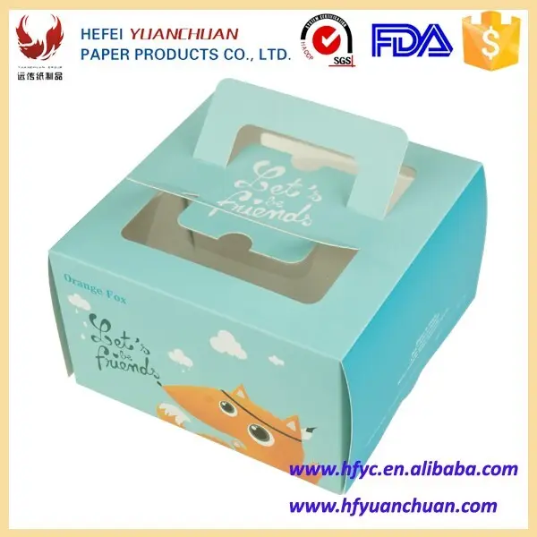  cardboard food box with window  | Uchampak 4