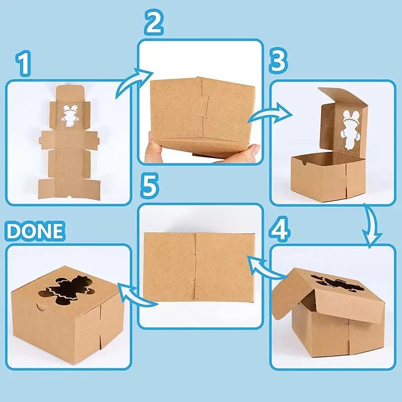 Kraft Brown Take Out Boxes Takeaway Boxes Wholesale - Uchampak 4