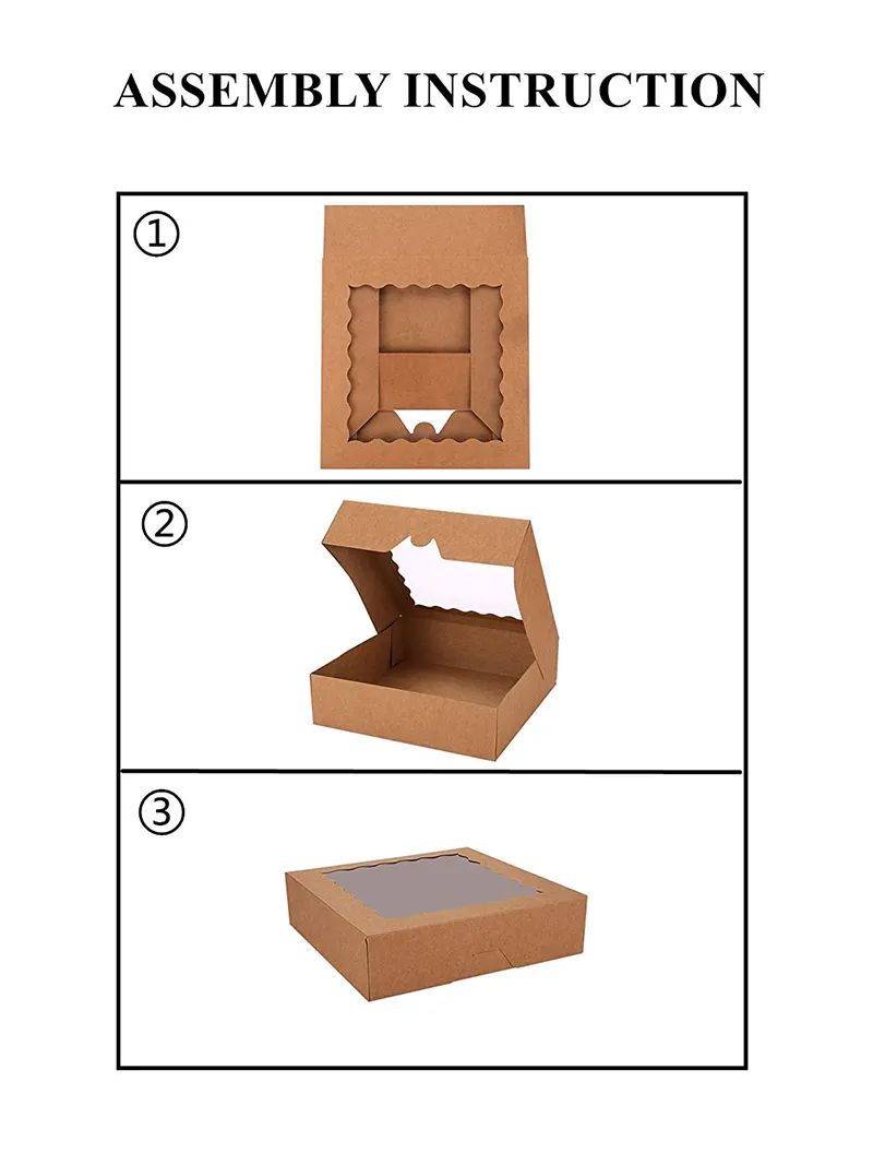 Uchampak |  cardboard platter box with window  3