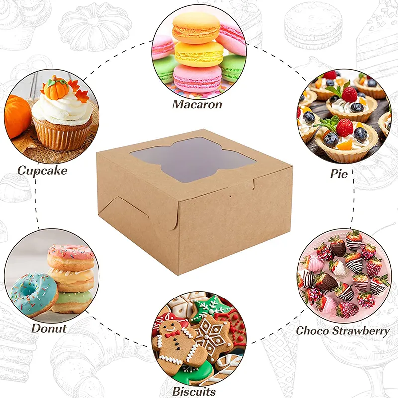 Custom cardboard platter box with window  Manufacturer | Uchampak 5
