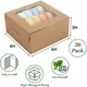 Custom cardboard platter box with window  Manufacturer | Uchampak 3