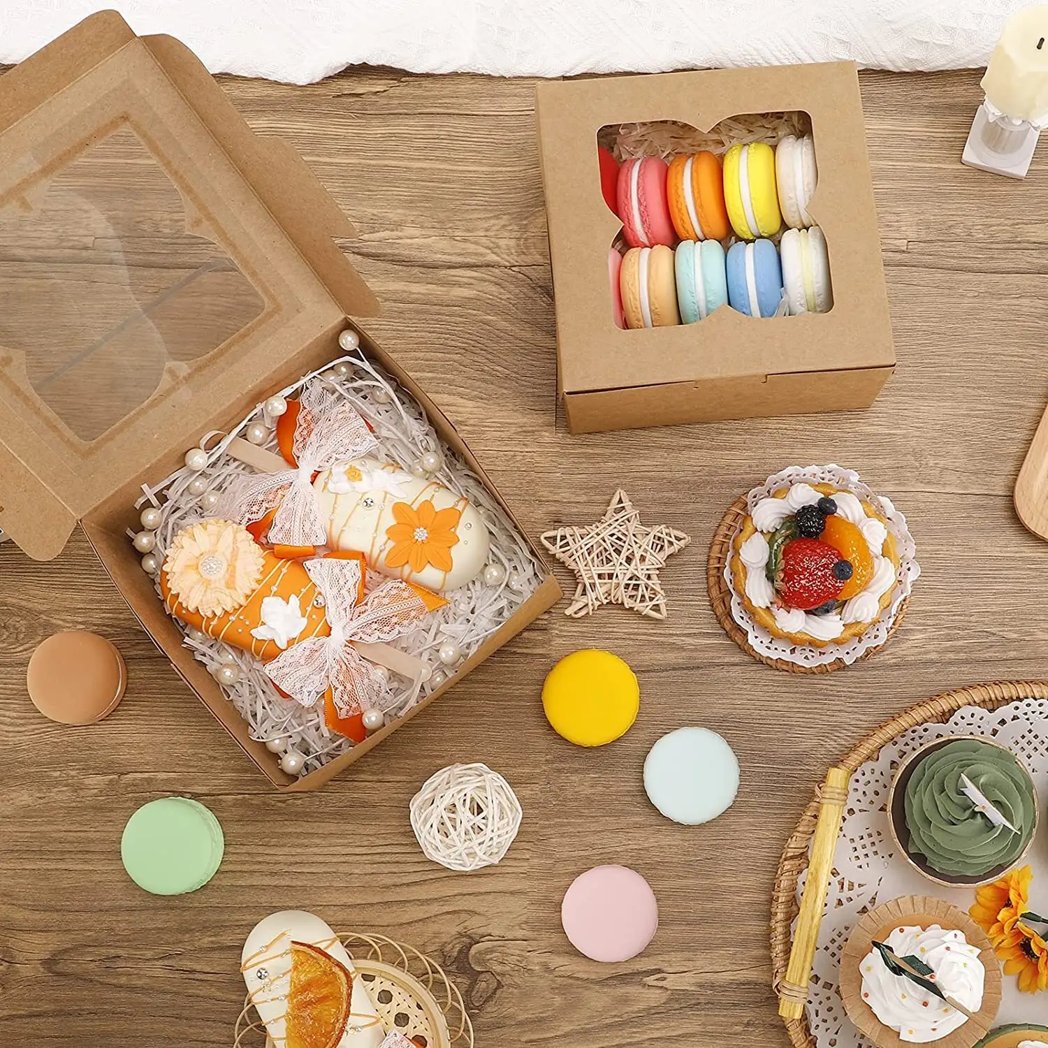 Custom cardboard platter box with window  Manufacturer | Uchampak 6