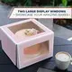 square cake boxes with window at Wholesale Prices | Uchampak 4