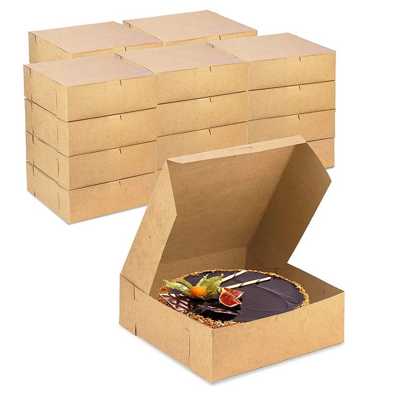 Uchampak- Paper Take Out Containers, Kraft Lunch Meal Food Boxes, Disposable Storage to Go Packaging  Leak Grease 1