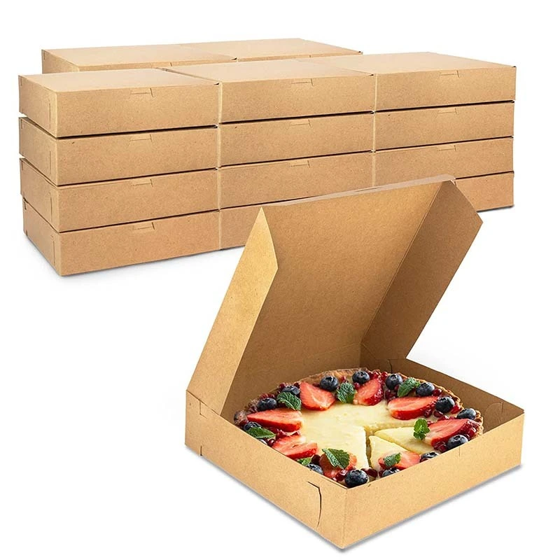 Uchampak - Paper Take Out Containers, Kraft Lunch Meal Food Boxes, Leak Grease Resistant Window &amp; Foldable Pak 1