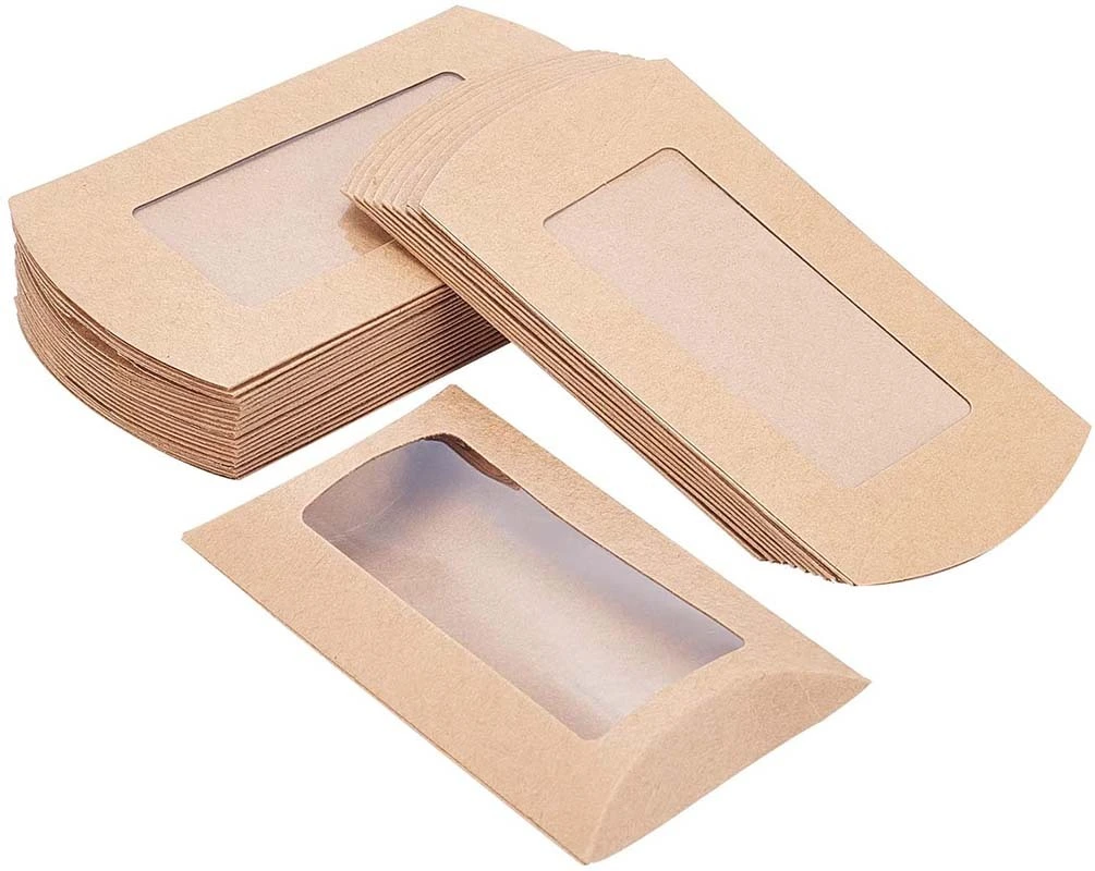 Uchampak -  Small Gift Boxes, 3.5 x 2.8 Inches Mini Favor Boxes for Packaging Small Business Window &amp; Foldable Pak1 1