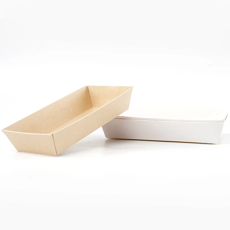 Uchampak - Simple design disposable oil-proof hot dog box Window &amp; Foldable Pak 1