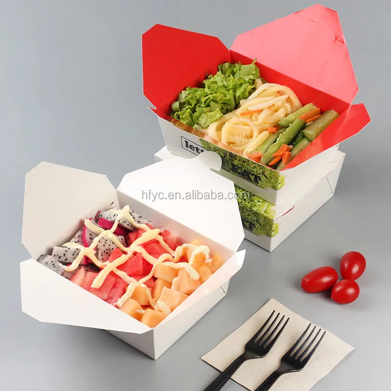 Cost-Effective Cardboard Takeaway Boxes Directly Sale for Fast Food 4