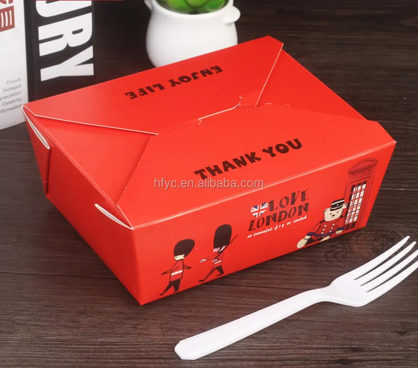 Cost-Effective Cardboard Takeaway Boxes Directly Sale for Fast Food 2