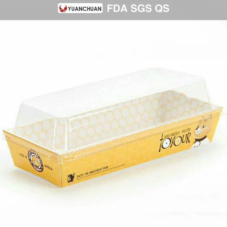 Uchampak - Disposable custom printed hot dog tray box for fat food Window &amp; Foldable Pak 1