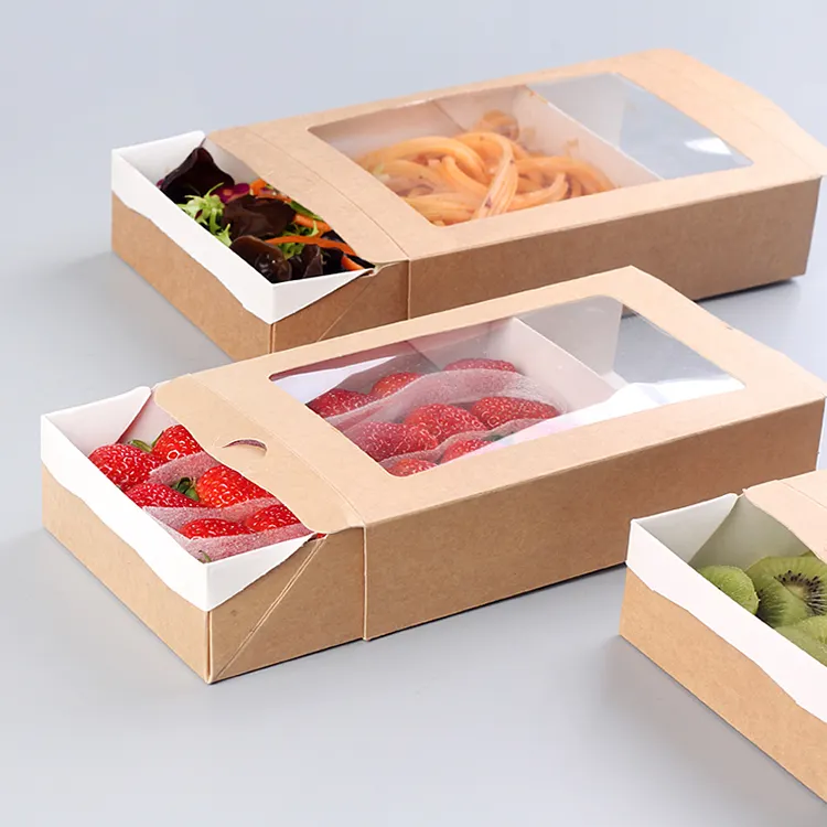 Uchampak |  square cake boxes with window  3