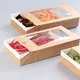 Uchampak |  square cake boxes with window  3