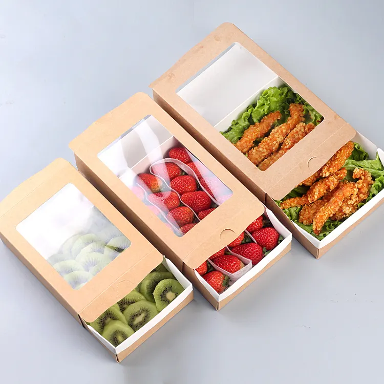 Paper Spaghetti Box Supply for Takeaway Packaging 2