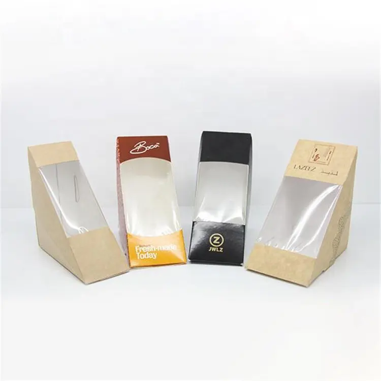 Window Food Boxes Kraft Paper Takeaway Box for Restaurants Supplier 3