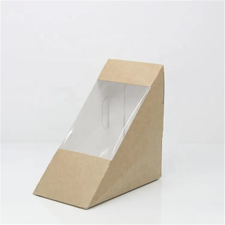 Window Food Boxes Kraft Paper Takeaway Box for Restaurants Supplier 7