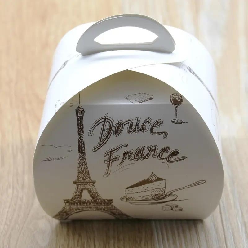 Bakery & Sushi Boxes Paper Fast Food Box for Cafes with Custom Services 6